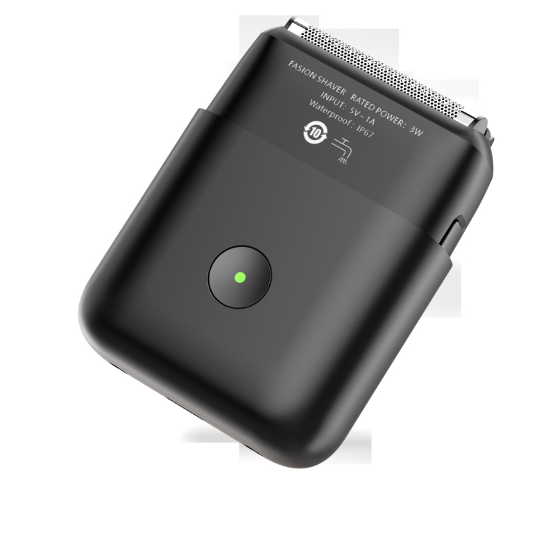 IP67 atsparus vandeniui elektrinis skustuvas, viso kūno plovimui, 3 peilių galvutės, įmontuota 800–1000 mAh baterija, įkraunamas, be šepetėlių variklis, žemas triukšmas