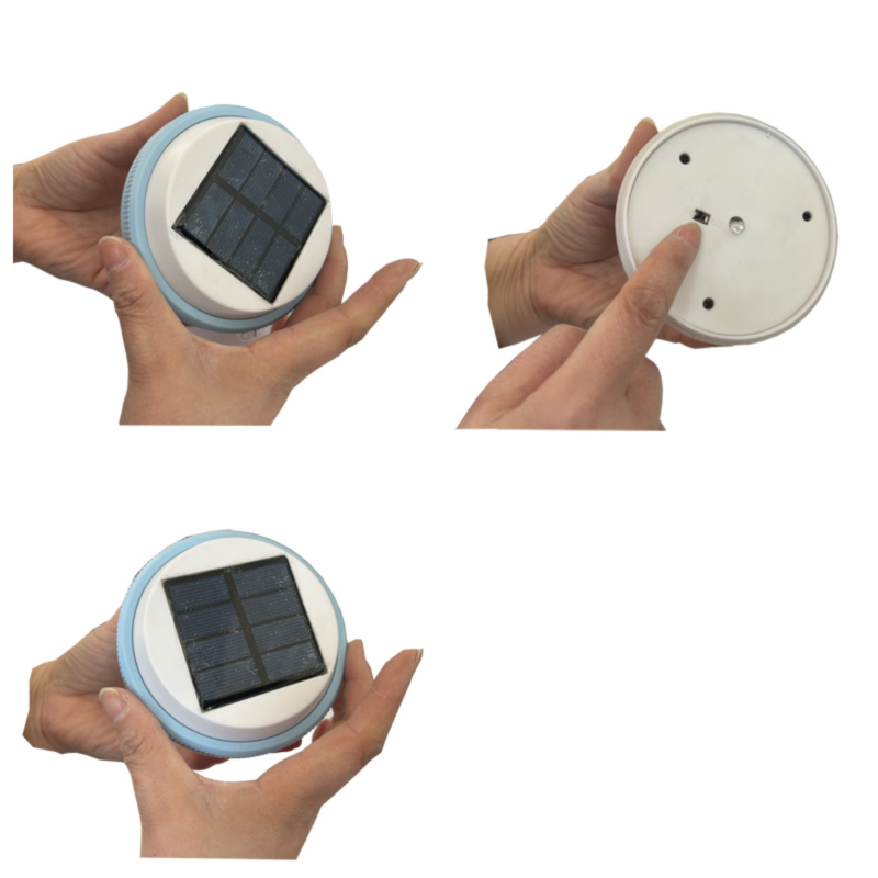 Saulės energijos plūduriuojanti LED šviesa vejai, vandeniui, kiemui ir baseinui – ABS plastikas, IP67, LED šaltinis, saulės energija