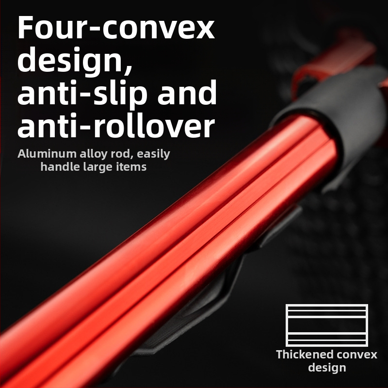 Сгъваема силиконова ръчна мрежа за риболов – комплект, портативен, за спортен риболов и големи риби; дълбочина на мрежата 30–35 cm, мрежа с дебели отвори, не се свива