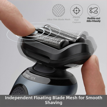 Σετ αντικατάστασης κεφαλής ξυριστικής μηχανής Braun Series 5, συμβατό με μοντέλα 52B/52S/73S και 53B.