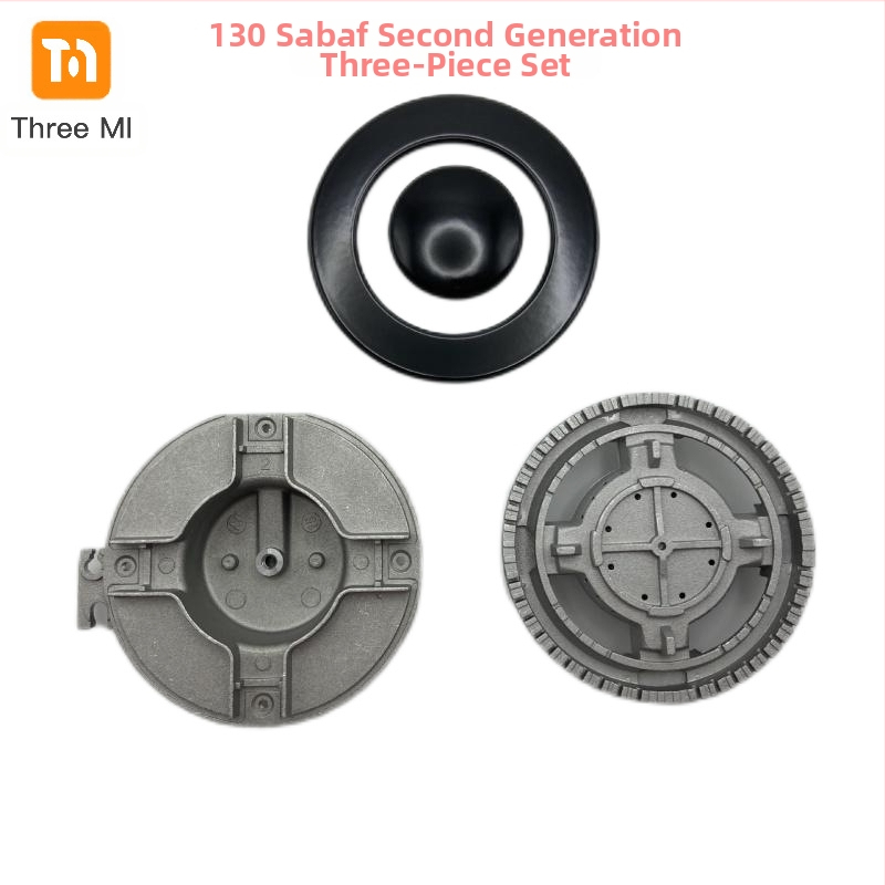 threemi SABAF degiklis dujinei viryklei, modelis SABAF 130#100#75#55#, aukštos temperatūros aliuminis, oro įsiurbimas viršuje, natūralios dujos/LPG, montavimas: surinkimas