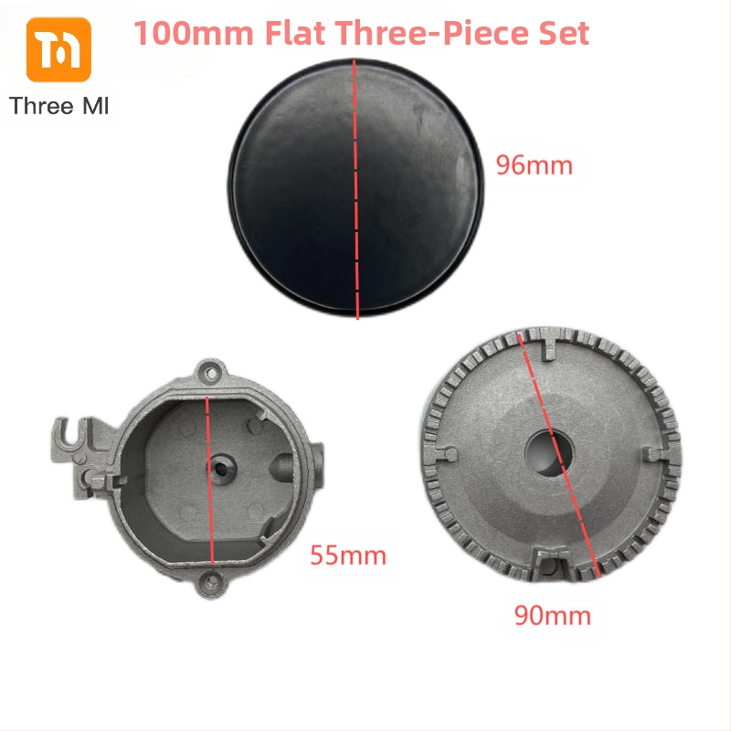 threemi SABAF degiklis dujinei viryklei, modelis SABAF 130#100#75#55#, aukštos temperatūros aliuminis, oro įsiurbimas viršuje, natūralios dujos/LPG, montavimas: surinkimas