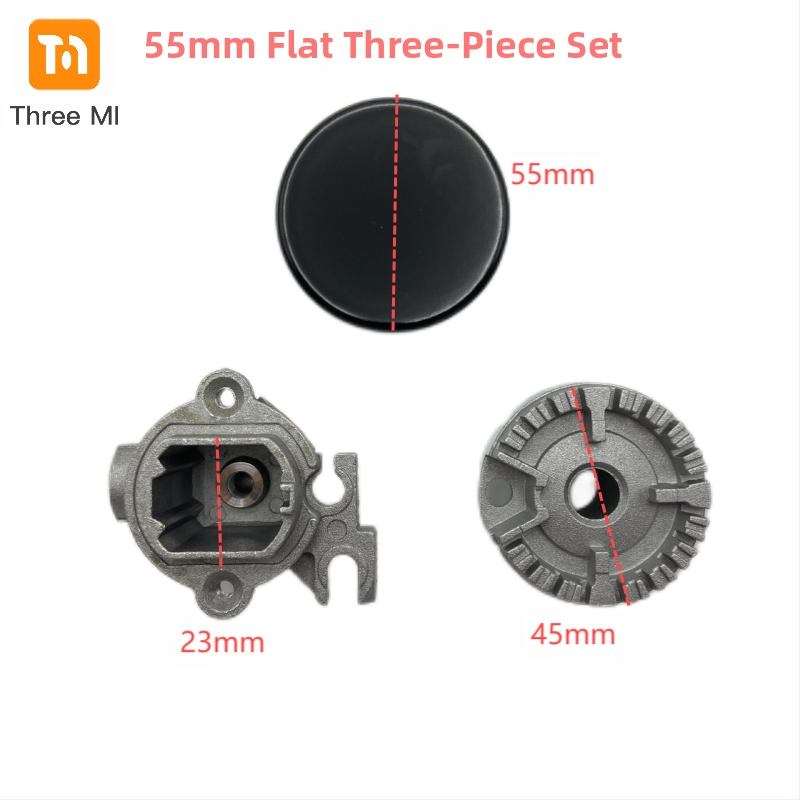 threemi SABAF degiklis dujinei viryklei, modelis SABAF 130#100#75#55#, aukštos temperatūros aliuminis, oro įsiurbimas viršuje, natūralios dujos/LPG, montavimas: surinkimas
