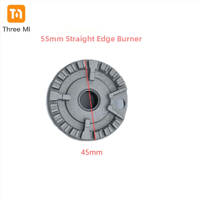 threemi SABAF degiklis dujinei viryklei, modelis SABAF 130#100#75#55#, aukštos temperatūros aliuminis, oro įsiurbimas viršuje, natūralios dujos/LPG, montavimas: surinkimas