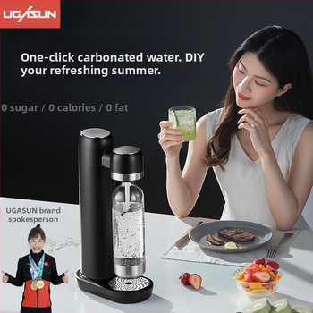 UGASUN Машина за газирана вода KT-168, с капацитет 1 л и управление чрез докосване