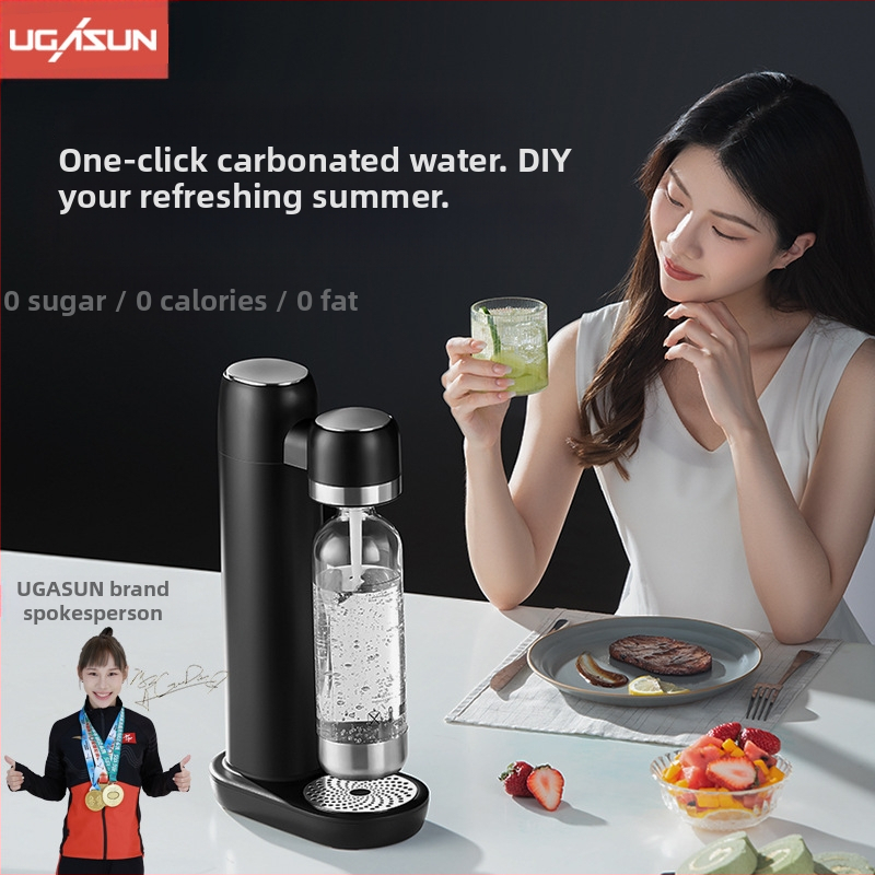 UGASUN Машина за газирана вода KT-168, с капацитет 1 л и управление чрез докосване