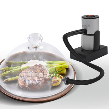 Κάλυμμα καπνίσματος για μοριακή κουζίνα – Αξεσουάρ καπνιστήρας BORUIT, υλικό: PC τροφίμων, προέλευση: Shenzhen, λογότυπο εκτυπωμένο, στυλ: μοντέρνο μίνιμαλ