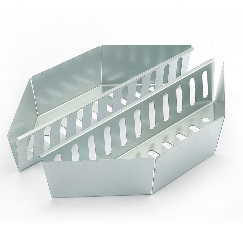 GF galvanizuotas anglių krepšys lauko BBQ – dūmavimo krepšys, daugkartinio naudojimo, modernus minimalistinis stilius