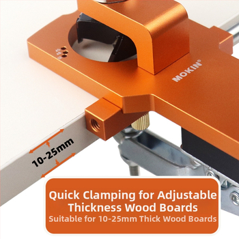 MOKIN Инструмент за позициониране на шарнири и пробиване на отвори за шкафове и гардероби, алуминиева сплав