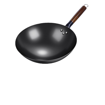 Wok iš aukštos kokybės geležies, Kinų stilius, be dangos, gylis 10,5/10,8/11,1 cm, modelis FS-CS-011