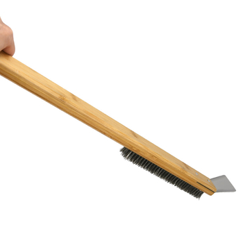 Πινέλο πίτσας με μπαμπού λαβή για ξύλινες συσκευές ψησίματος — Universea