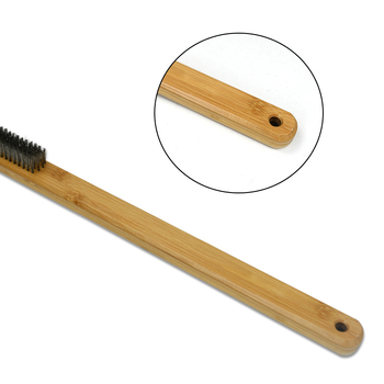Πινέλο πίτσας με μπαμπού λαβή για ξύλινες συσκευές ψησίματος — Universea