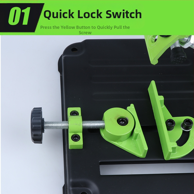 Mini Strong ъглошлайф държач — многофункционален монтаж за настолен циркуляр и ръчен шлайф