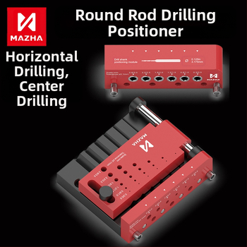 MAZHA Локатор за пробиване на кръгли пръчки, модел T0012-A, метал