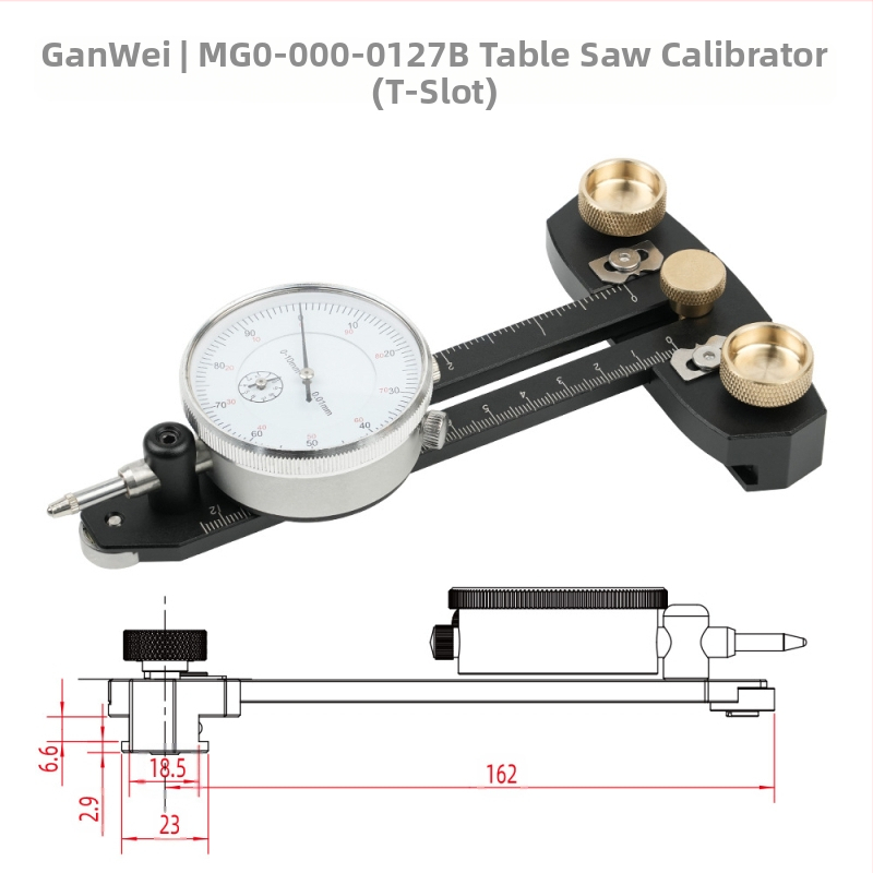 Ganwei Приспособление за подравняване и нивелиране на циркулярна пила за рязане на дъски и подаване — водач за тънки плочи
