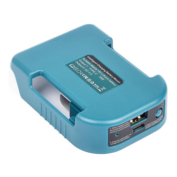 USB Type-C töltőadapter Makita 18V Li-ion akkumulátorhoz, övcsat dizájn, súly 70 g