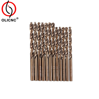 olicnc Свредла за дърво, алуминий и пластмаса със прав стебло — 51 части общо, комплект 41 части