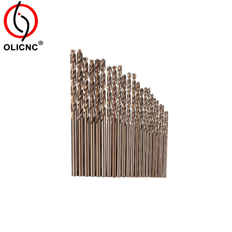 olicnc Свредла за дърво, алуминий и пластмаса със прав стебло — 51 части общо, комплект 41 части