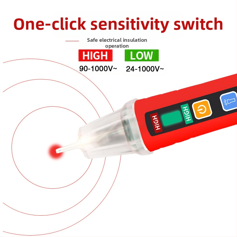 UNI-T UT12D безконтактен тестер за напрежение – висока прецизност, за електротехници, диапазон 24–1000 V