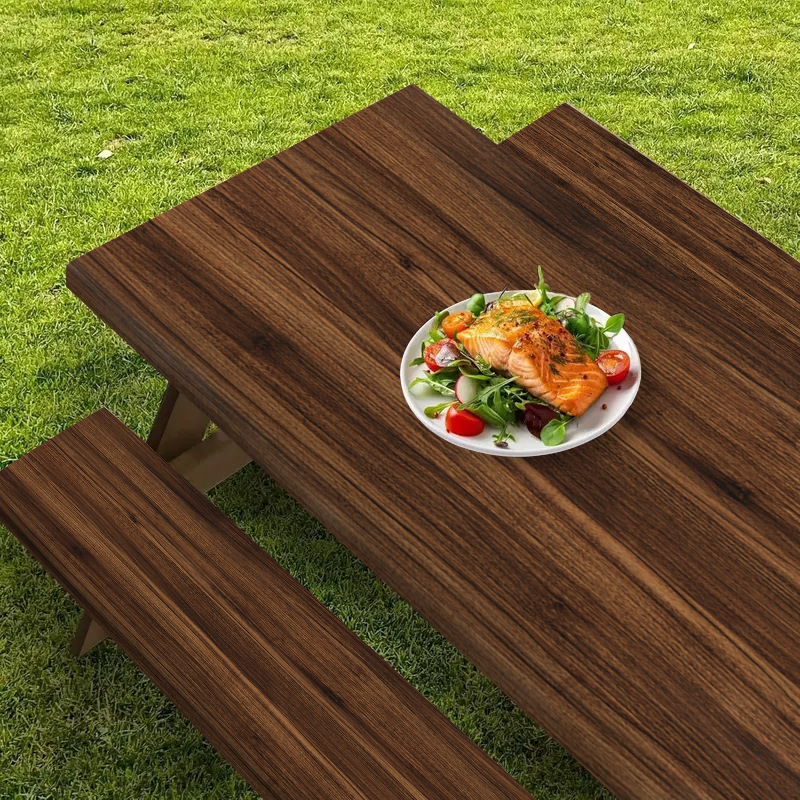 Покривка за маса от полиестер, правоъгълна, с райета, модерен стил, прахоустойчива и маслоустойчива