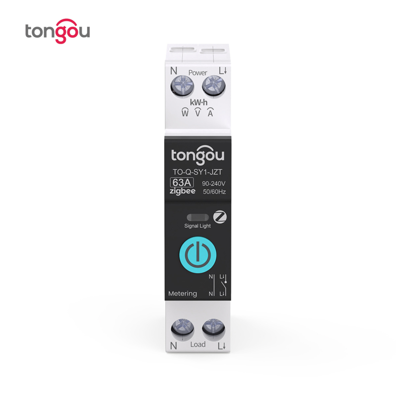 Zigbee išmanusis jungiklis su energijos matavimo funkcija, miniatiūrinis išjungiklis, belaidis nuotolinis valdymas ir valdymas per mobiliąją programėlę
