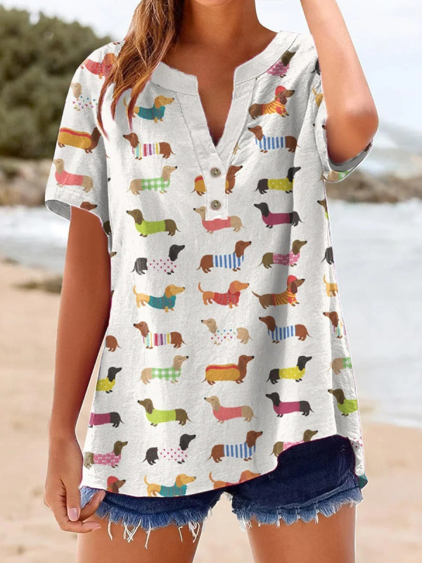 Laza szabású rövid ujjú ing V-nyakkal, 160 g finom kender anyag, 3D mintázat, kétgombos zárás, tavasz 2025, japán-koreai casual stílus, uniszex