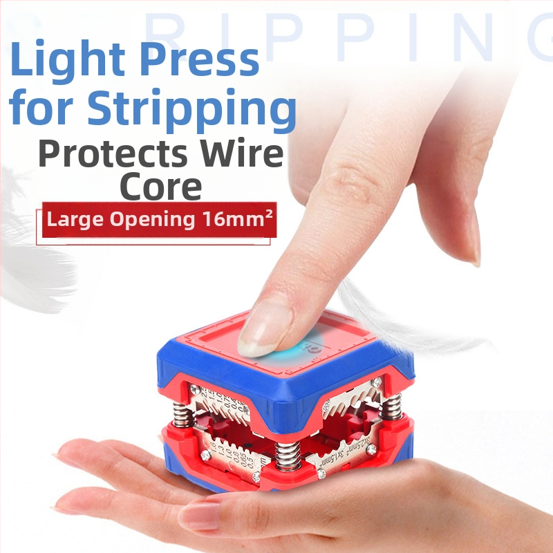 WORKPRO Многофункционални клещи за обелване на кабели – автоматични, професионално ниво, тегло 0.12 кг