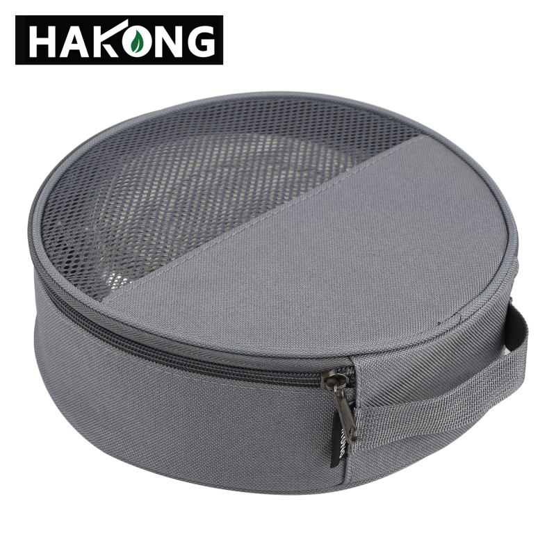 Kemping konyhai eszközök tároló táska – henger alakú vászon szervező (Harlem HALIN; Származás: Kína; Engedélyezett magánmárka: Igen)