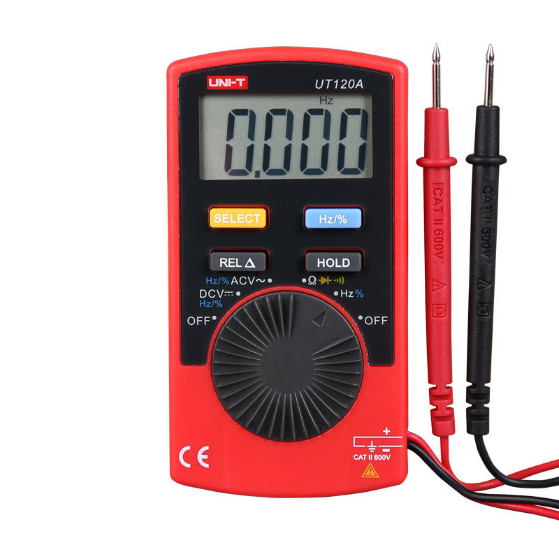 Uni-T UT120A/120C ir UT123/125C skaitmeninis kišeninis multimetras, True RMS, profesionaliai naudai