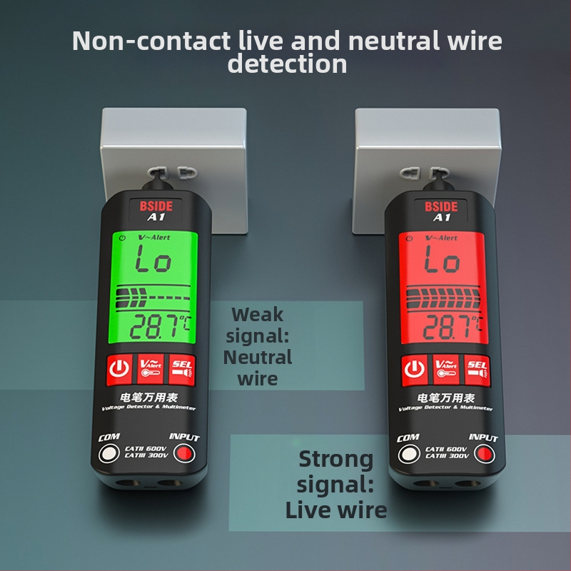 A1 автоматичен цифров мултиметър – BSIDE, многофункционален интелигентен тестер за електротехници, висока точност