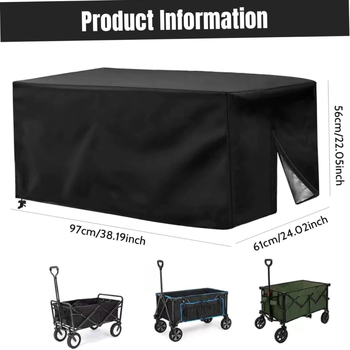 Accord κάλυμμα για καρότσι εξωτερικού χώρου από ύφασμα 210D Oxford, για πτυσσόμενο καρότσι κάμπινγκ, αδιάβροχο και ανθεκτικό στη σκόνη