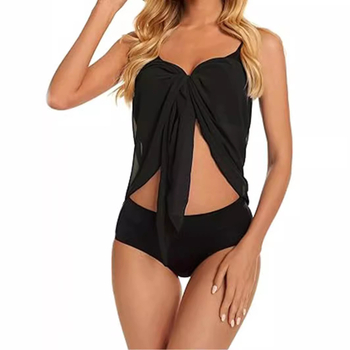 Τριγωνική πετσέτα παραλίας με ακανόνιστη φούστα περιτύλιξης, υφασμάτινος πολυεστέρας ≥95%, μονόχρωμο σχέδιο, Άνοιξη 2024