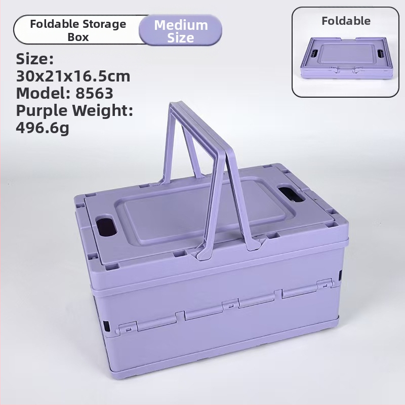 Πτυσσόμενο εξωτερικό κουτί αποθήκευσης – Μεγάλης χωρητικότητας, πλαστικό, Πολυλειτουργικό για αυτοκίνητο και σπίτι