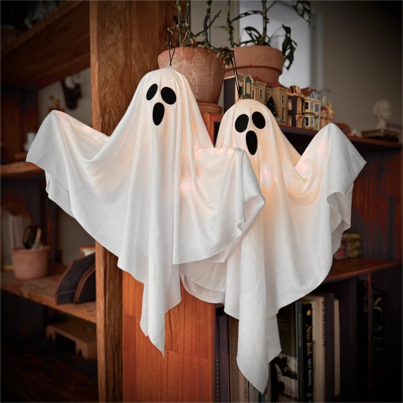Memory Poetry Halloween svijetleći viseći duh ukras – nije uvezen, nije dar, bez IP autorizacije, pogodno za festival