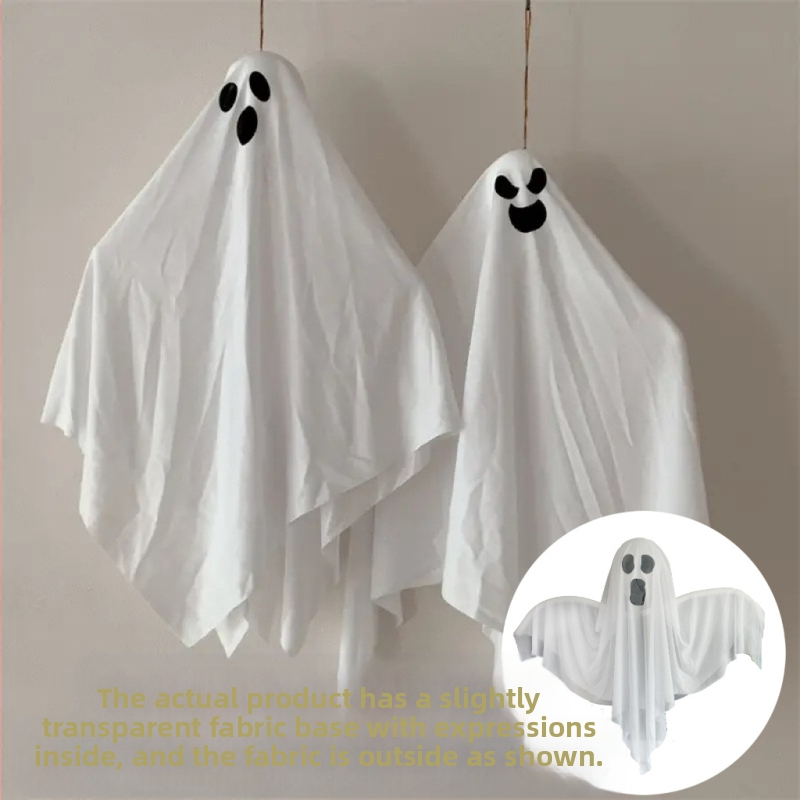 Memory Poetry Halloween φωτιζόμενο κρεμαστό φάντασμα διακόσμηση – όχι εισαγόμενο, όχι δώρο, χωρίς άδεια IP, κατάλληλο για εορτές