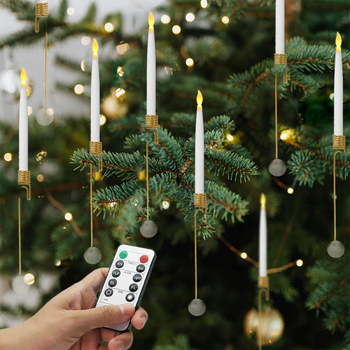 LED коледна свещ за вътрешна декорация • атмосфера за парти • материал: пластмаса, железен арт • марка: aolaigle • IP защита: Няма • стил: модерен арт, лукс светлина • подходящ за: Коледа