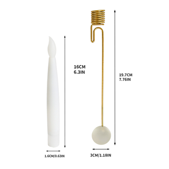 LED χριστουγεννιάτικο κερί για εσωτερική διακόσμηση, φως ατμόσφαιρας πάρτι, διακόσμηση για δέντρο Χριστουγέννων, κρεμαστό διακοσμητικό • Υλικό: πλαστικό, μεταλλική τέχνη • Μάρκα: aolaigle • IP εξουσιοδότηση: Όχι • Στυλ: μοντέρνο τέχνης, ελαφρύ πολυτελές • 