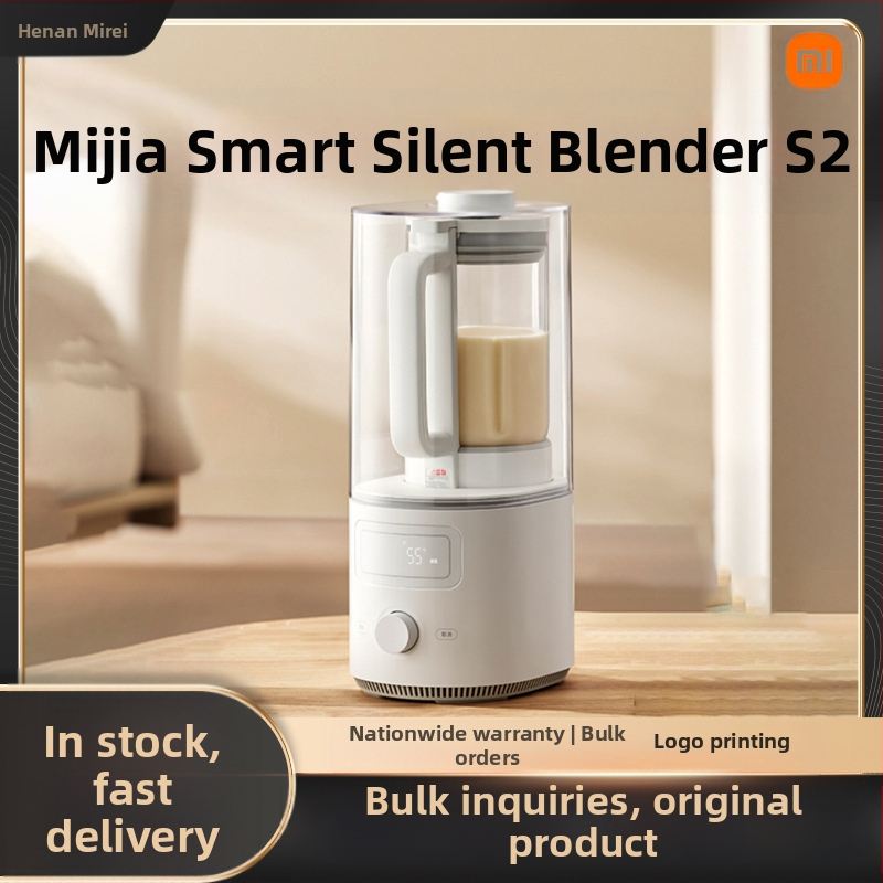 Xiaomi Mijia Gudrā 900W 1.2L blenderis sojas pienam un sulām — vadība ar rotējošu pogu, 3–5 porcijas, 3D vienmērīga apkure