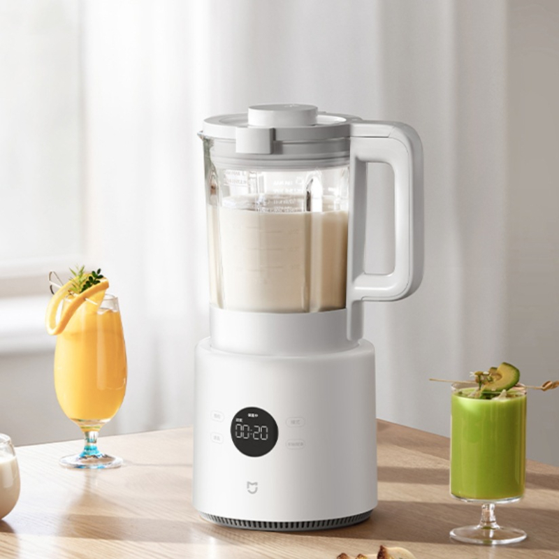 Xiaomi Mijia Смарт 900W 1.2L Блендер за Соево Мляко и Сокове — управление с въртящо копче, 3–5 порции, 3D равномерно нагряване
