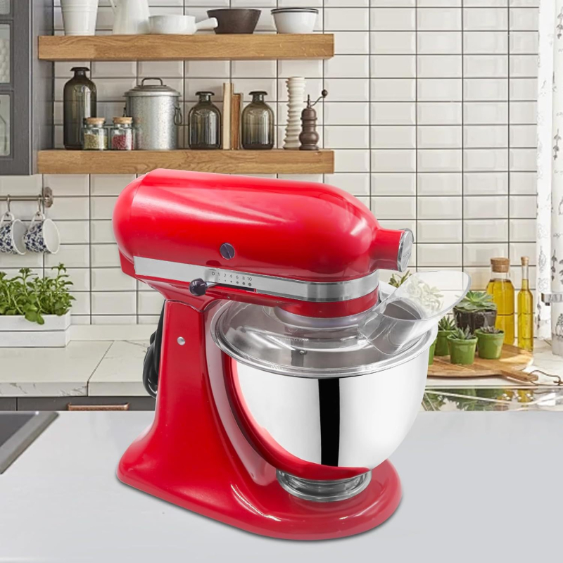 Κάλυμμα προστασίας πιτσιλιών για KitchenAid 4.5–5QT Tilt-Head Μίξερ, Διαφανές, Ανθεκτικό στις πιτσιλιές