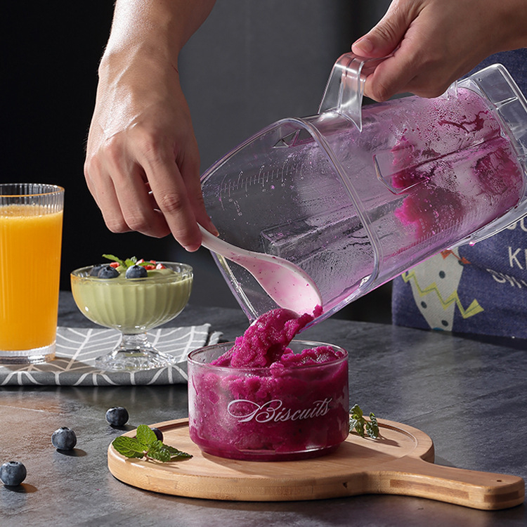 Кухненски многофункционален блендер, 2 л капацитет, 7+ скорости, 10 000 об./мин мотор, двойни ножове, напълно автоматичен режим с управление с копче