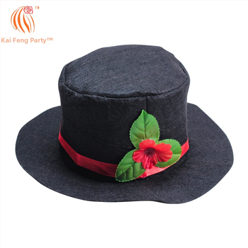 Σετ αξεσουάρ ντύσιμου χιονάνθρωπου για τα Χριστούγεννα — ξύλινα κουμπιά, καπέλο, κασκόλ; Kaifeng party (Συσκευασία: PP bag boxed)