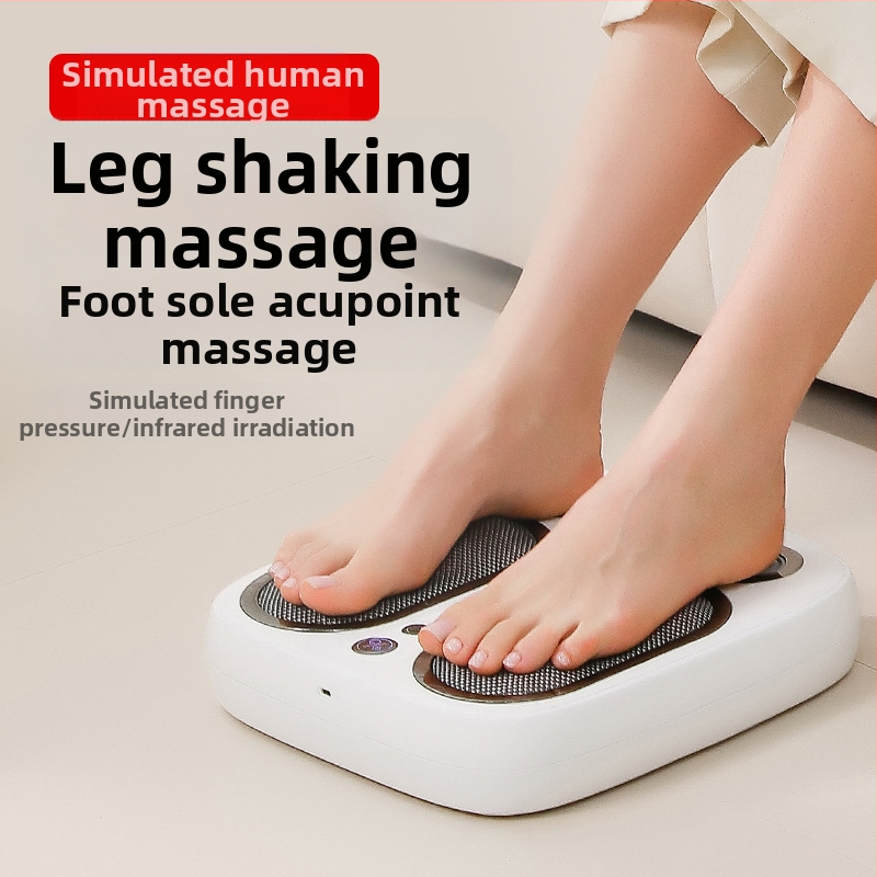 Massager za stopala s gnječenjem, zagrijavanjem i vibracijama (4 kontakti za masažu; model SU7; punjivo; ABS kućište; tehnike masaže: gnječenje, akupresija)