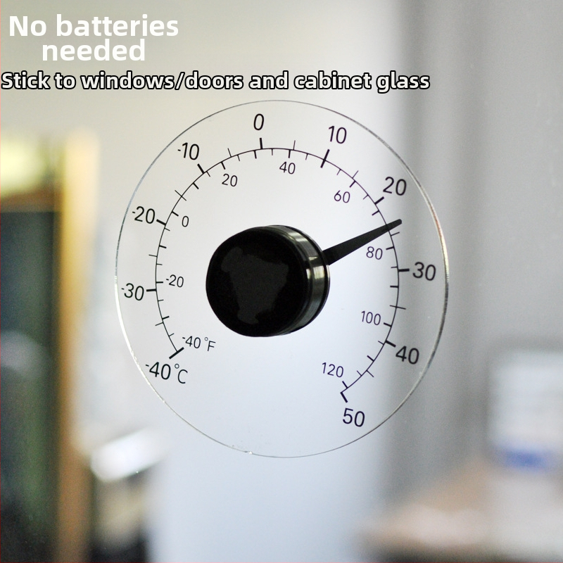 Външен стъклен термометър за врати и прозорци - водоустойчив, за оранжерия, модел 9110D