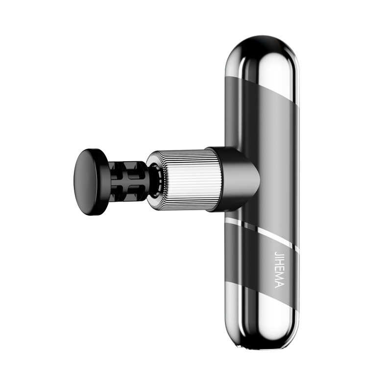 Masaj cu percuție compact, motor cu peri, 4 capete, 5+ viteze, baterie încorporată 2000-4000 mAh (1-3 ore)