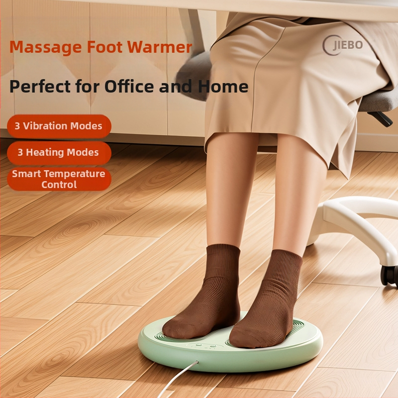 Двуфункционален нагревател за крака с масаж - USB захранване, 5V 10W, модел H02, тегло 700 g, за дом, общежитие и офис