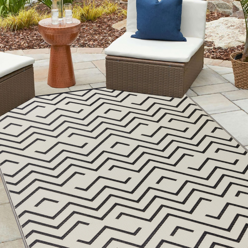 Ārējā PP caurules pinuma paklājs, tukšas plastmasas caurules ar Twill audumu, mitrumizturīgs, viegls, 200–750 g/m², piemērots 5–10 personām