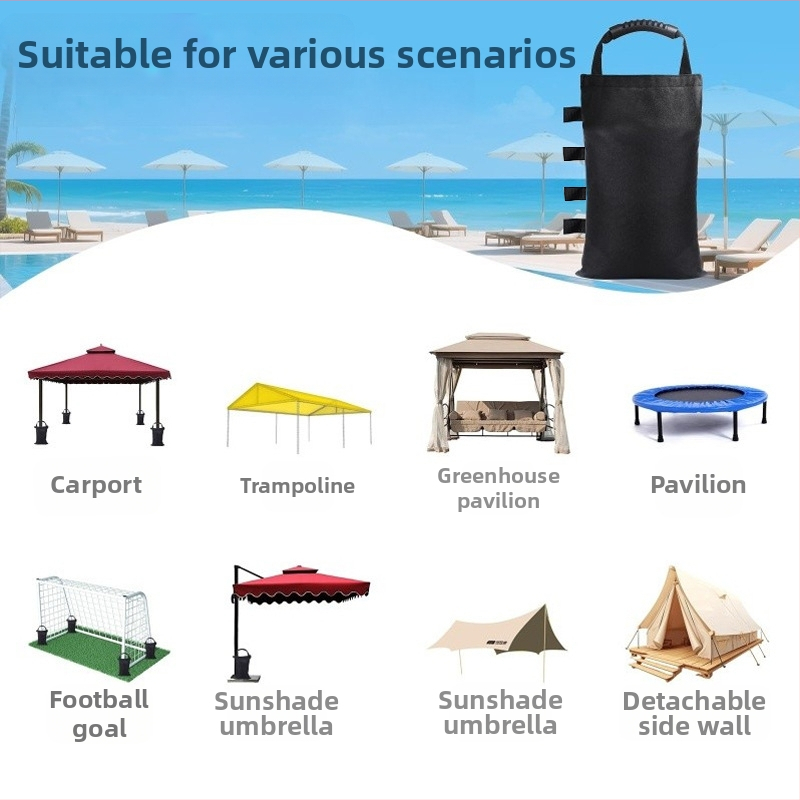 Bajiena Палаткова пясъчна чанта за тент – водоустойчива 600D Oxford материя, модел BJN-101, фиксирана чанта