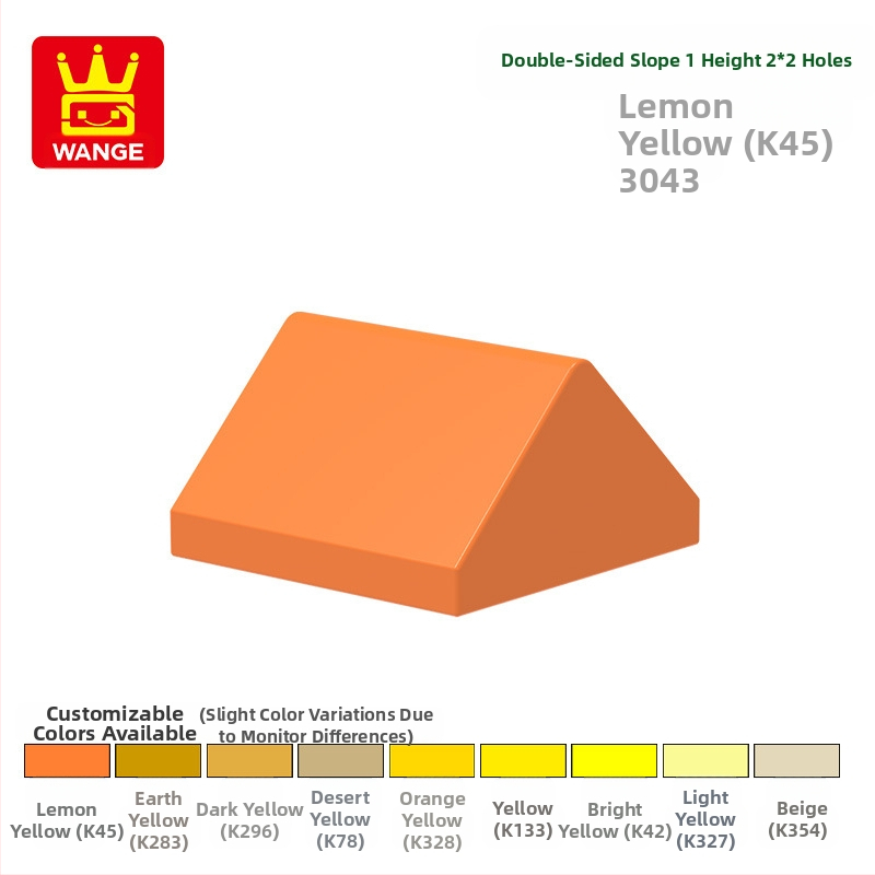Wange mikro építőelemek – DIY ABS műanyag, kompatibilis a 3043-mal, 7–14 éveseknek