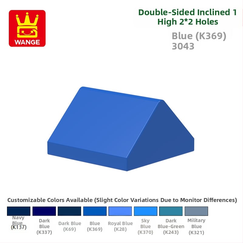 Wange mikro építőelemek – DIY ABS műanyag, kompatibilis a 3043-mal, 7–14 éveseknek